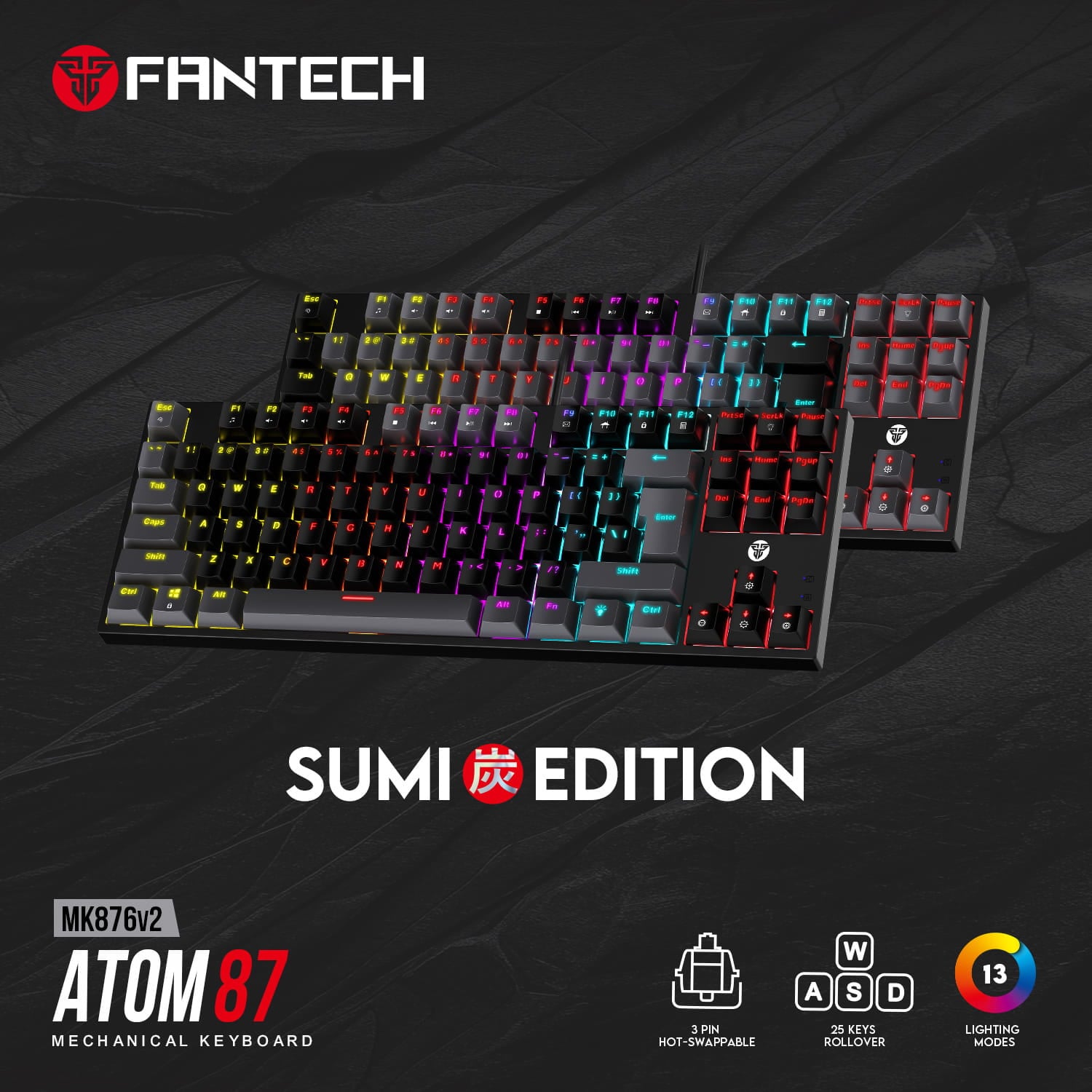 Buy Fantech MK876 Mechanical Keyboard in Nepal - GameShop Nepal