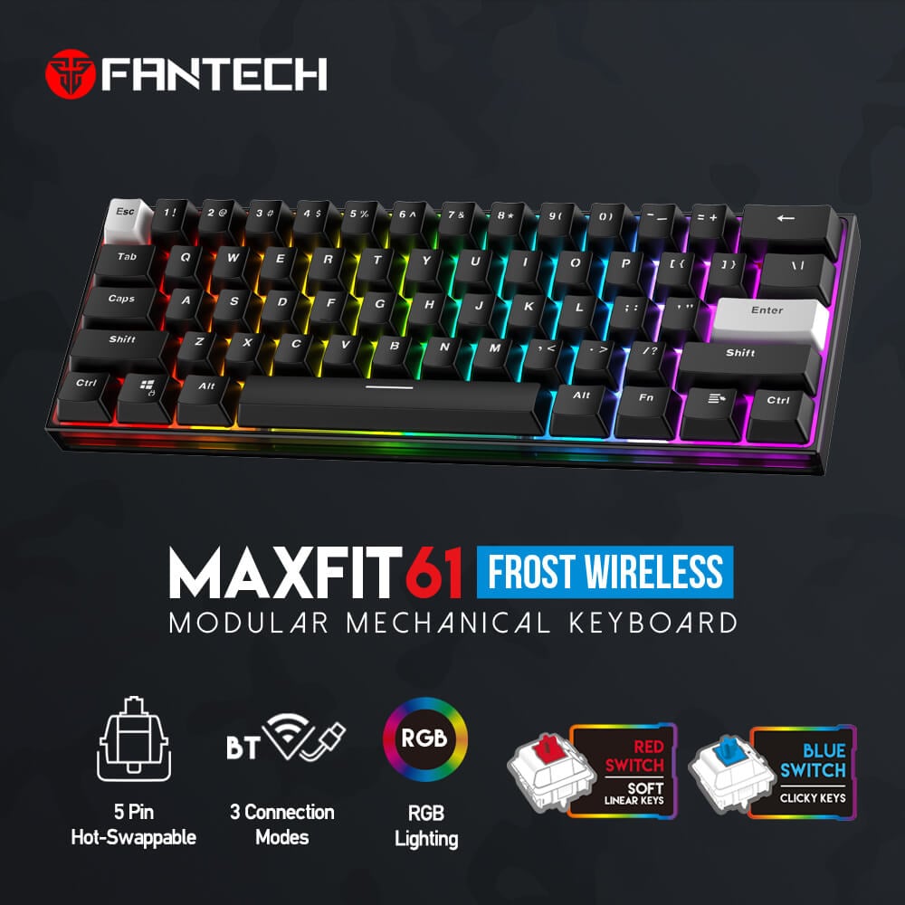Buy Fantech MAXFIT61 Frost Wireless in Nepal - GameShop Nepal